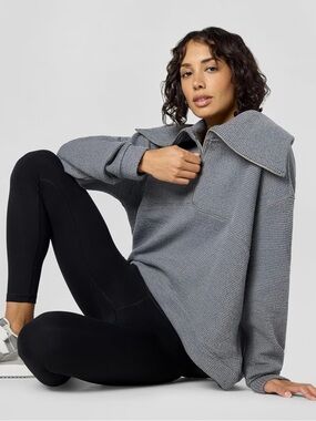 Sweaty Betty Women's Restful Boucle Half Zip Sweatshirt 8